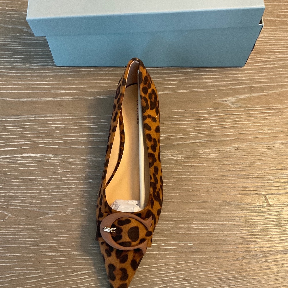 C.Paravano Leopard Ballet Shoes, Size 12